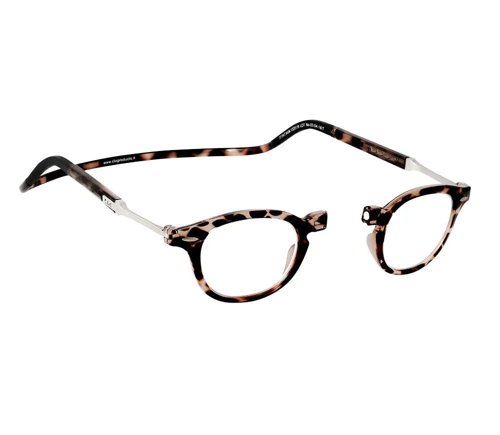Vintage Magnetic Front-Connect Reading Glasses - Tortoise