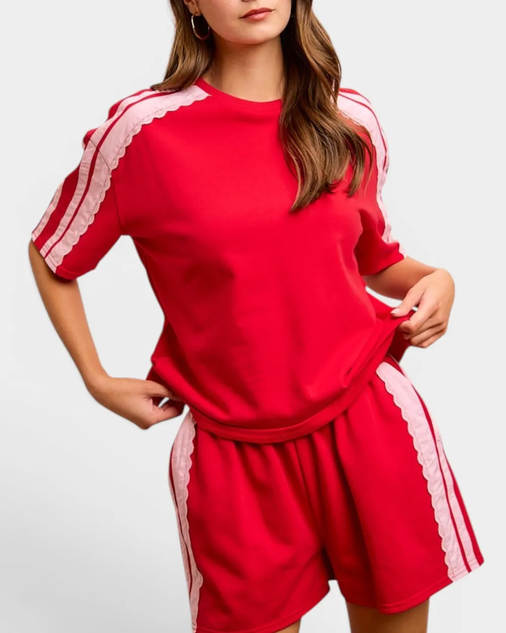 Contrast Sleeve Tee