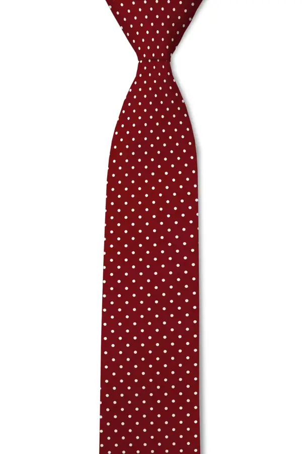 Balanced Polka Dot Pattern Necktie