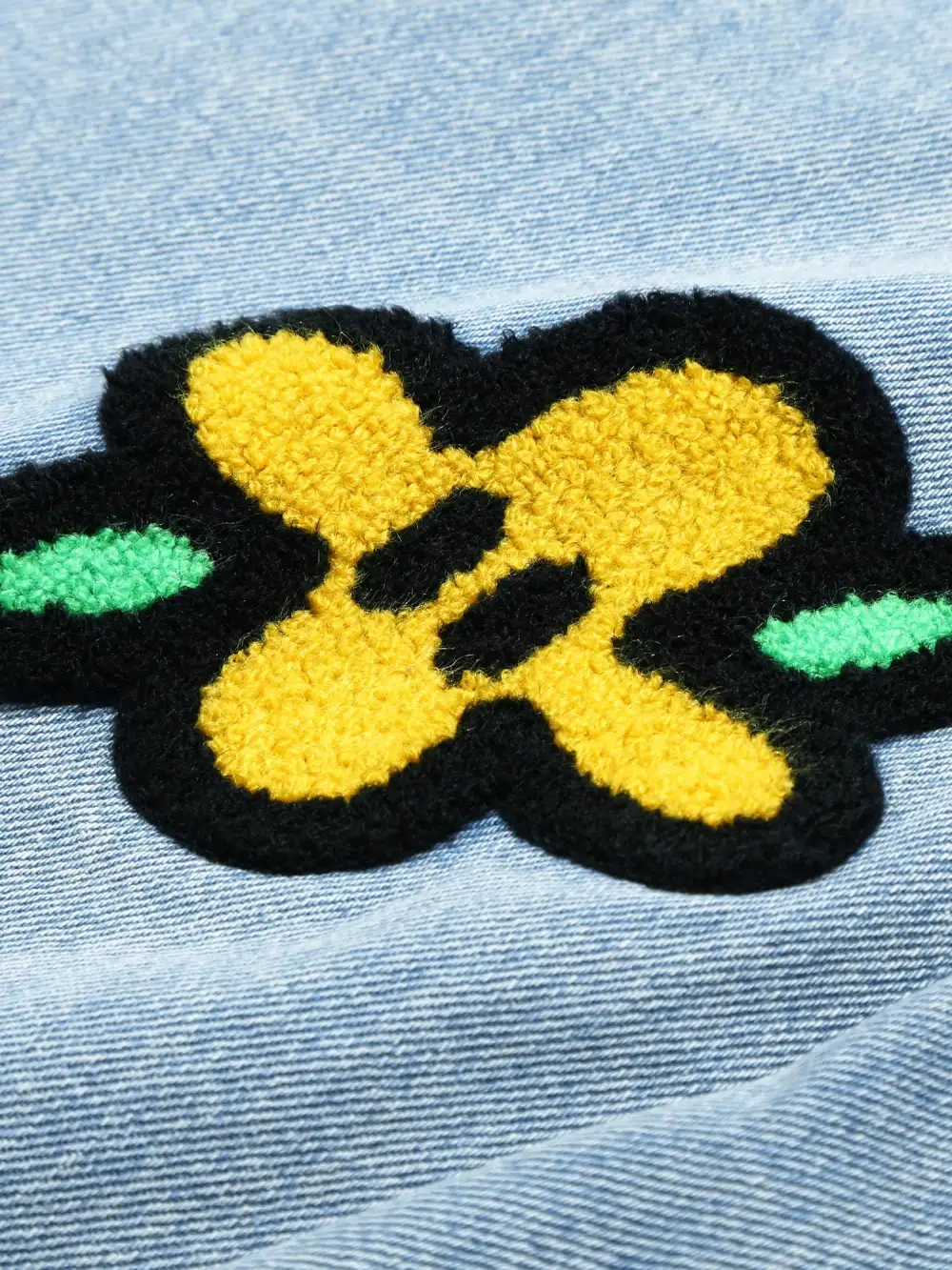 Playful Embroidered Straight-Leg Jeans