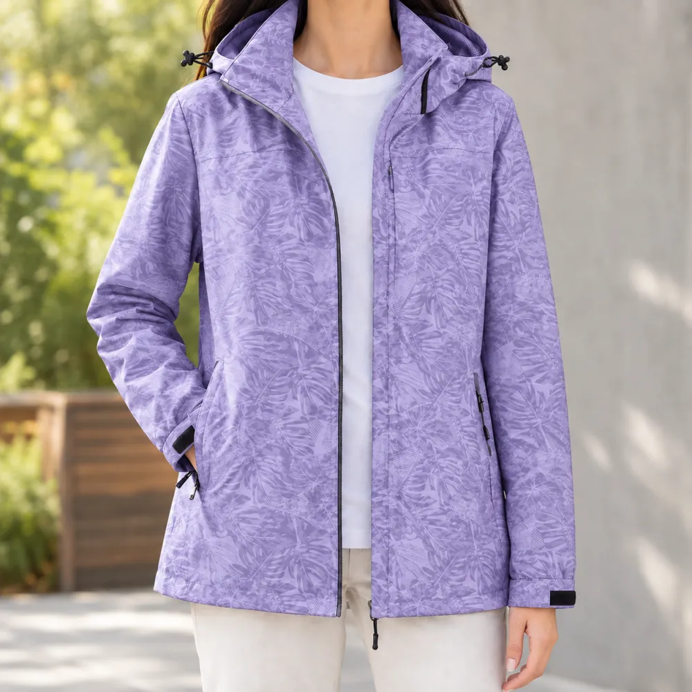 Printed Hooded Jacket