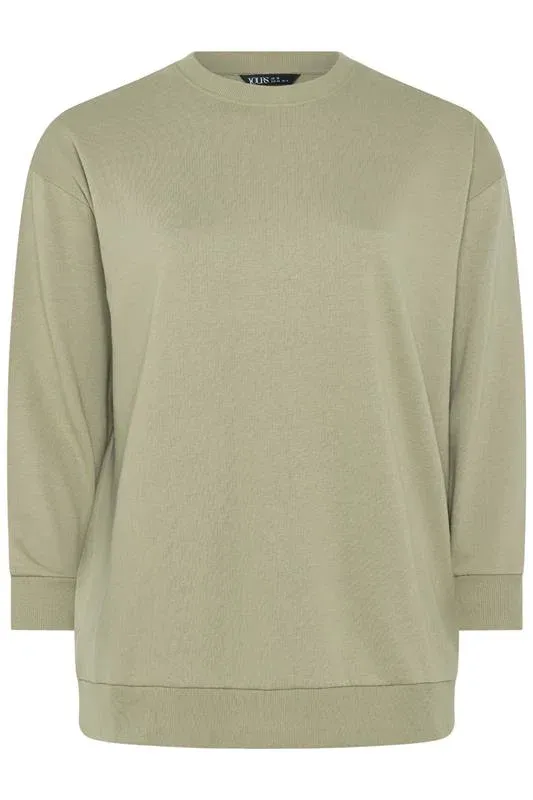 Light Khaki Green Sweatshirt
