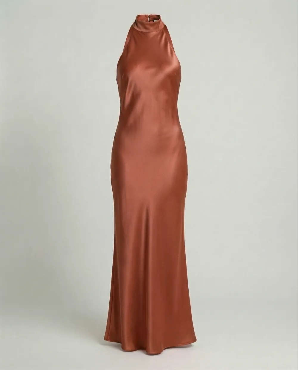 Women's Satin Bridal Maxi Dress