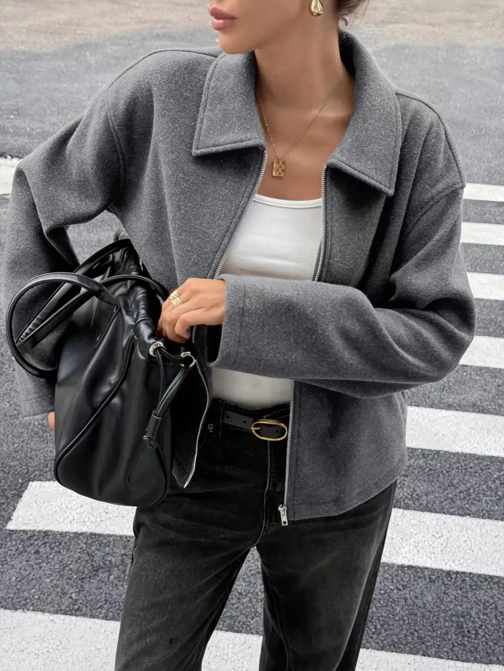 Polished Refined Zip-Up Jacket