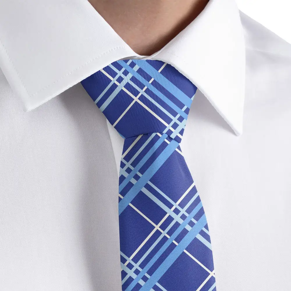 Refined Plaid Style Necktie