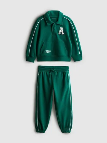 1-9yrs | Polo Sweatshirt and Joggers Set