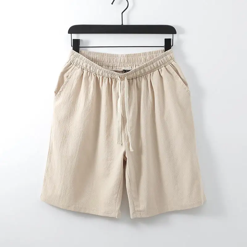 Pocketed Cotton Blend Shorts