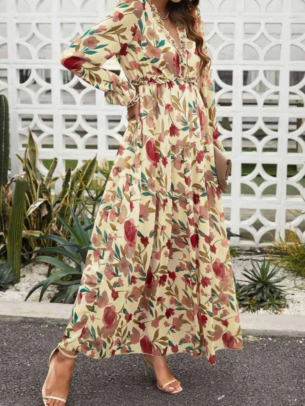 Soft Printed A-Line Dress