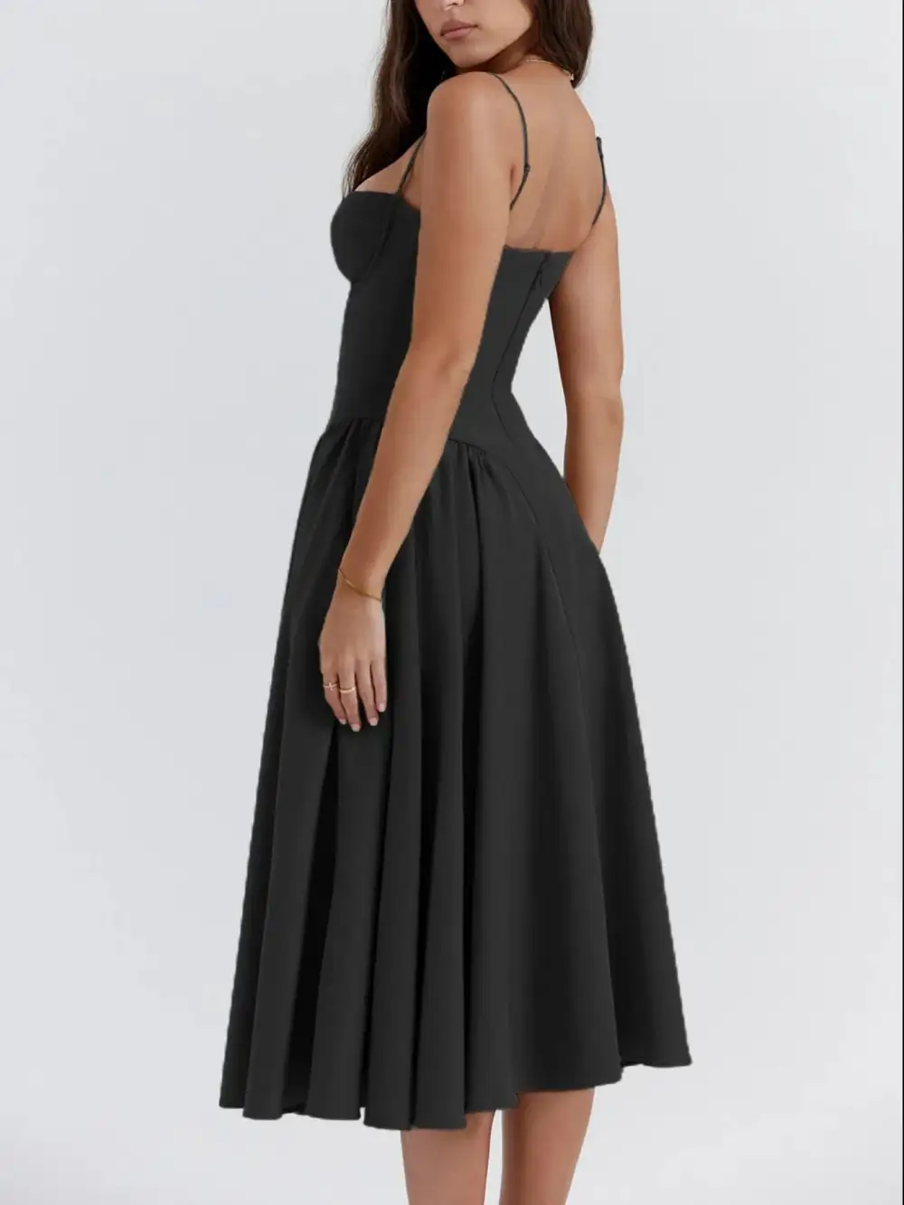 Ruched Sweetheart Neck Cami Dress