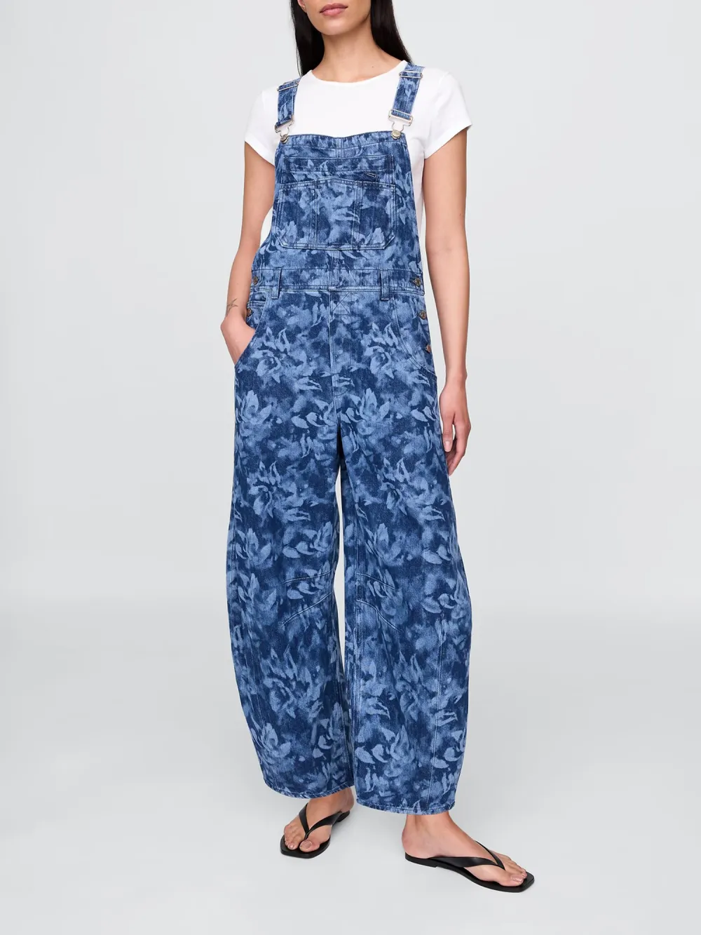 Full Print Denim Straps