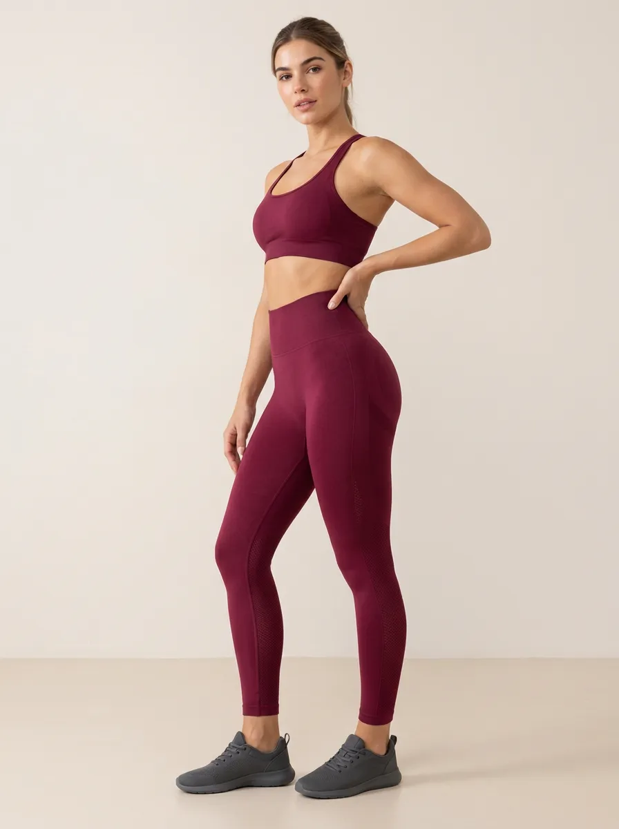 Women's Printed Workout Seamless Fitness Leggings