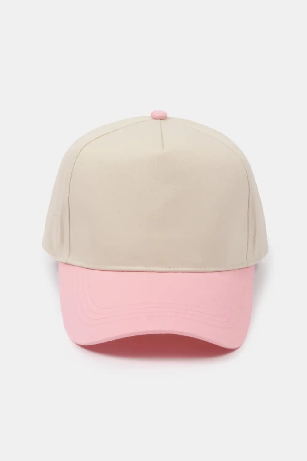 Two Tone Five Panel Panel Baseball Cap
