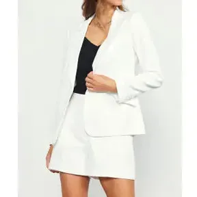 White Short Suit