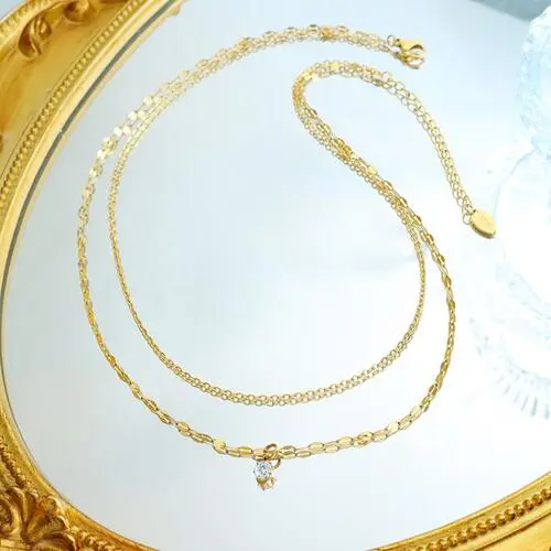 Double Layer Chain Necklace