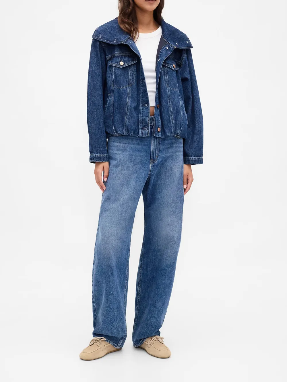 Shawl Stand Collar Jacket