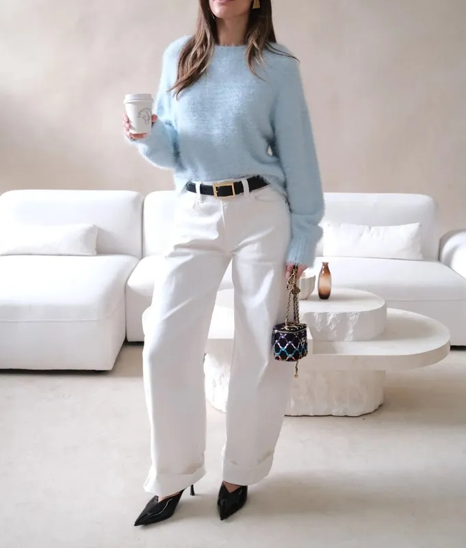Blue Crewneck Sweater