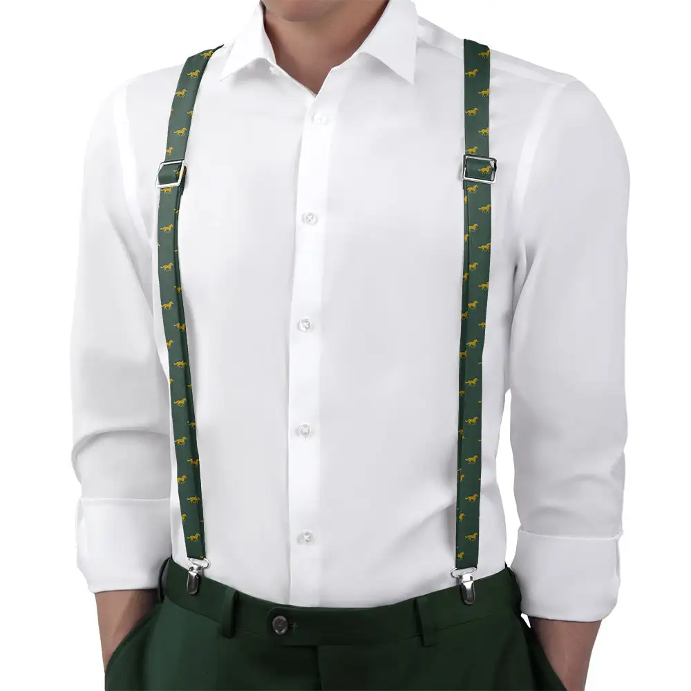Derby Horses Theme Suspenders