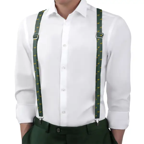 Derby Horses Theme Suspenders