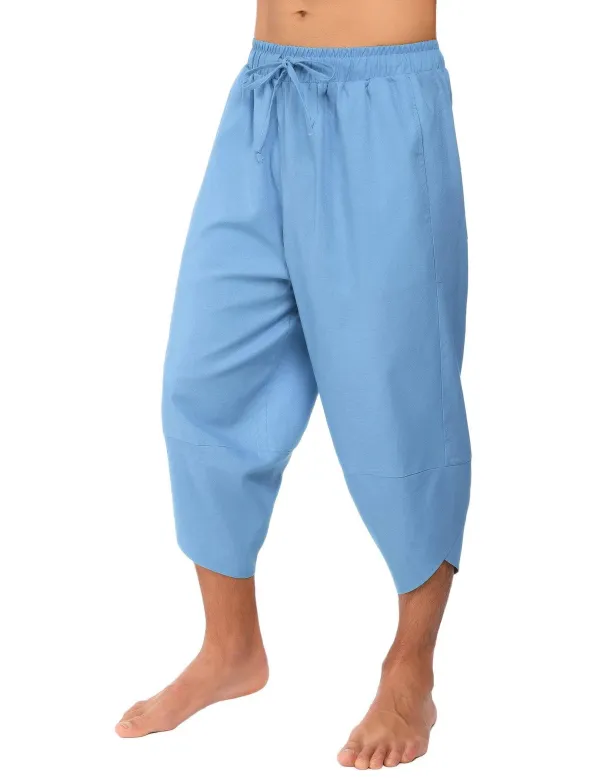 Linen Shorts Yoga Trousers
