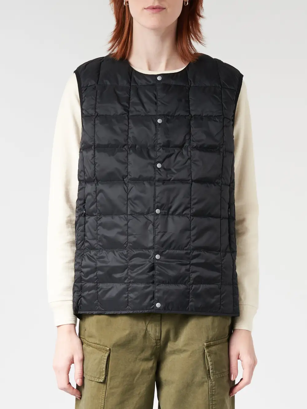 Men's Snap Front Zip Pocket Vest