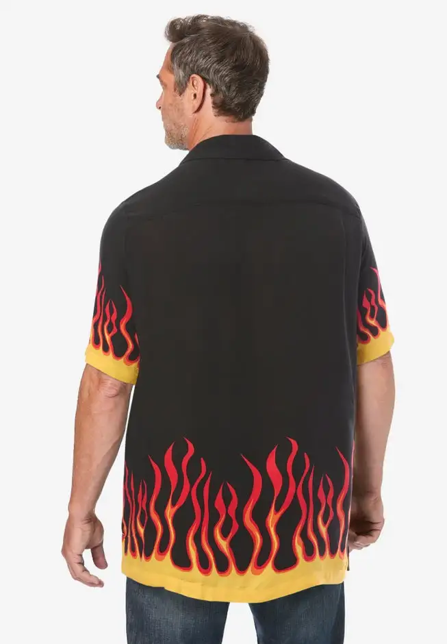 Printed Camp Shirt