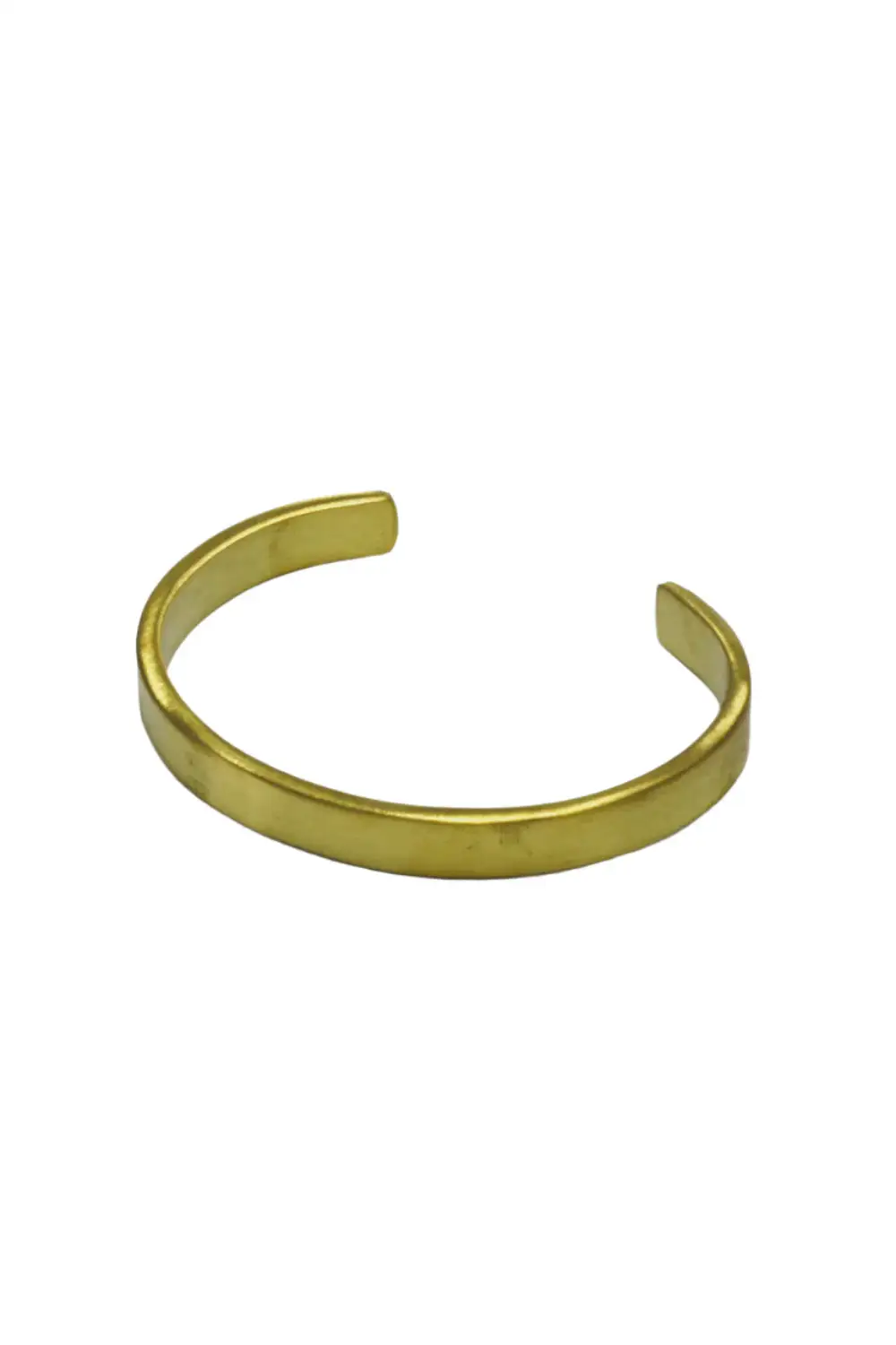Wide Brass Cuff Bracelet