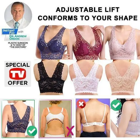 6-Color GAME-CHANGER Lace Bra