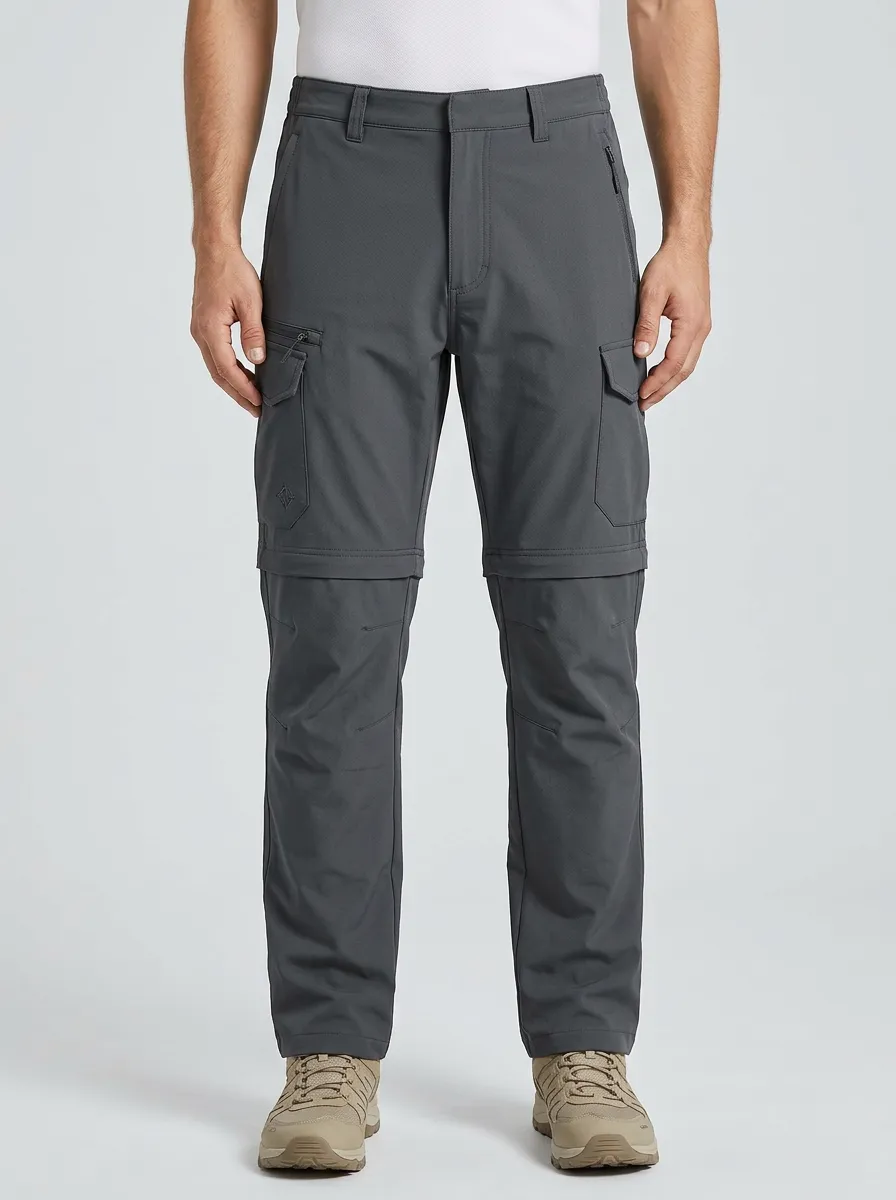 Men's Trail Performance Waterproof Zip-Off Tactical Cargo Pants
