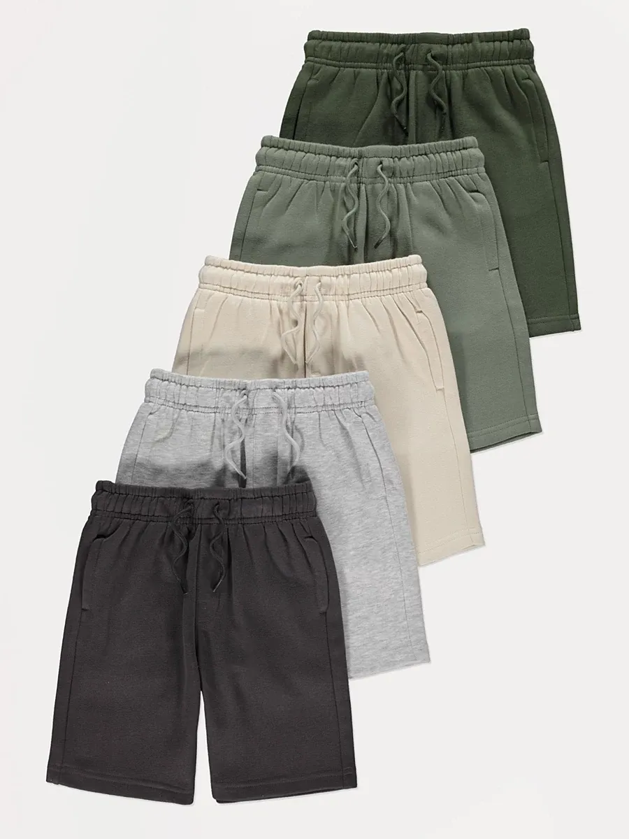 Jersey Jogger Shorts 5 Pack