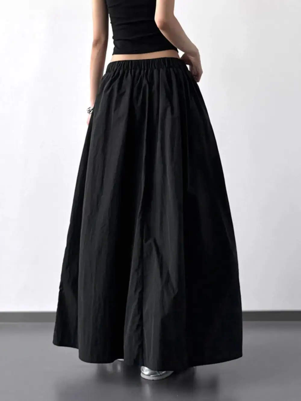 Tidy Pleated Ruched Skirt
