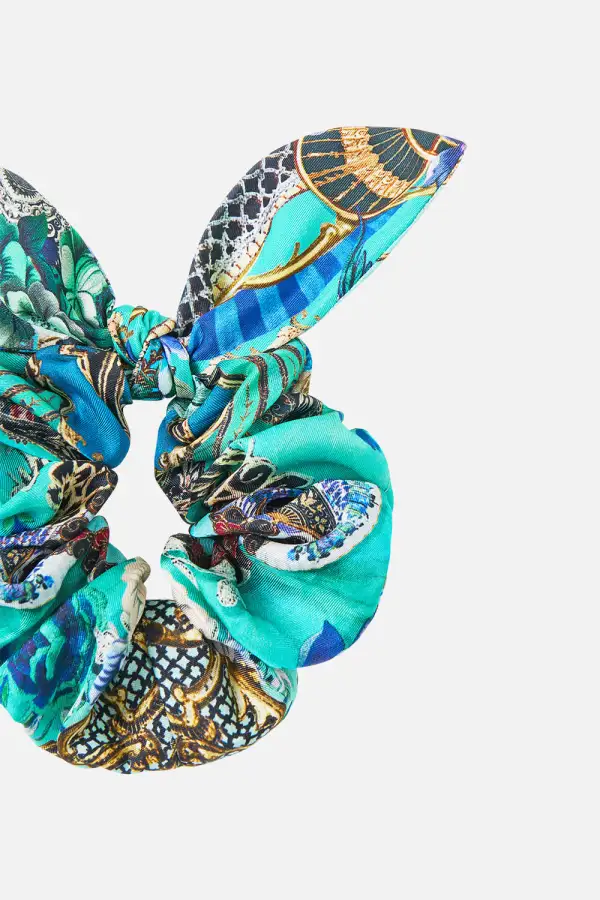 Printed Scrunchie with Tie