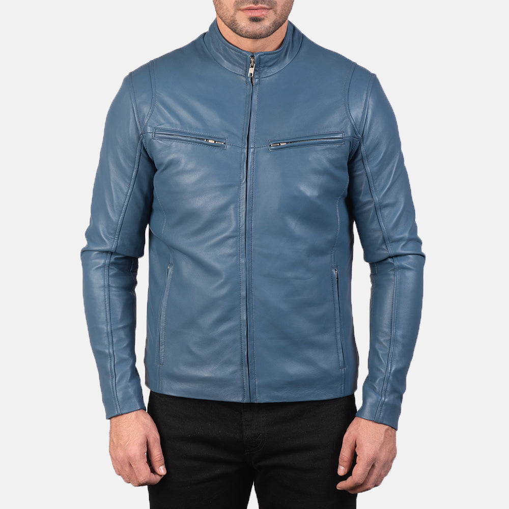 Men's Outdoor Biker Leather Jacket