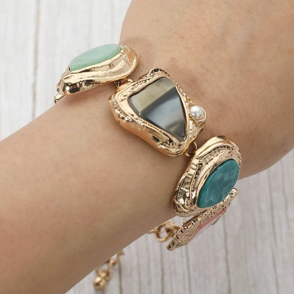 Charm Chain Bracelet Set Bold
