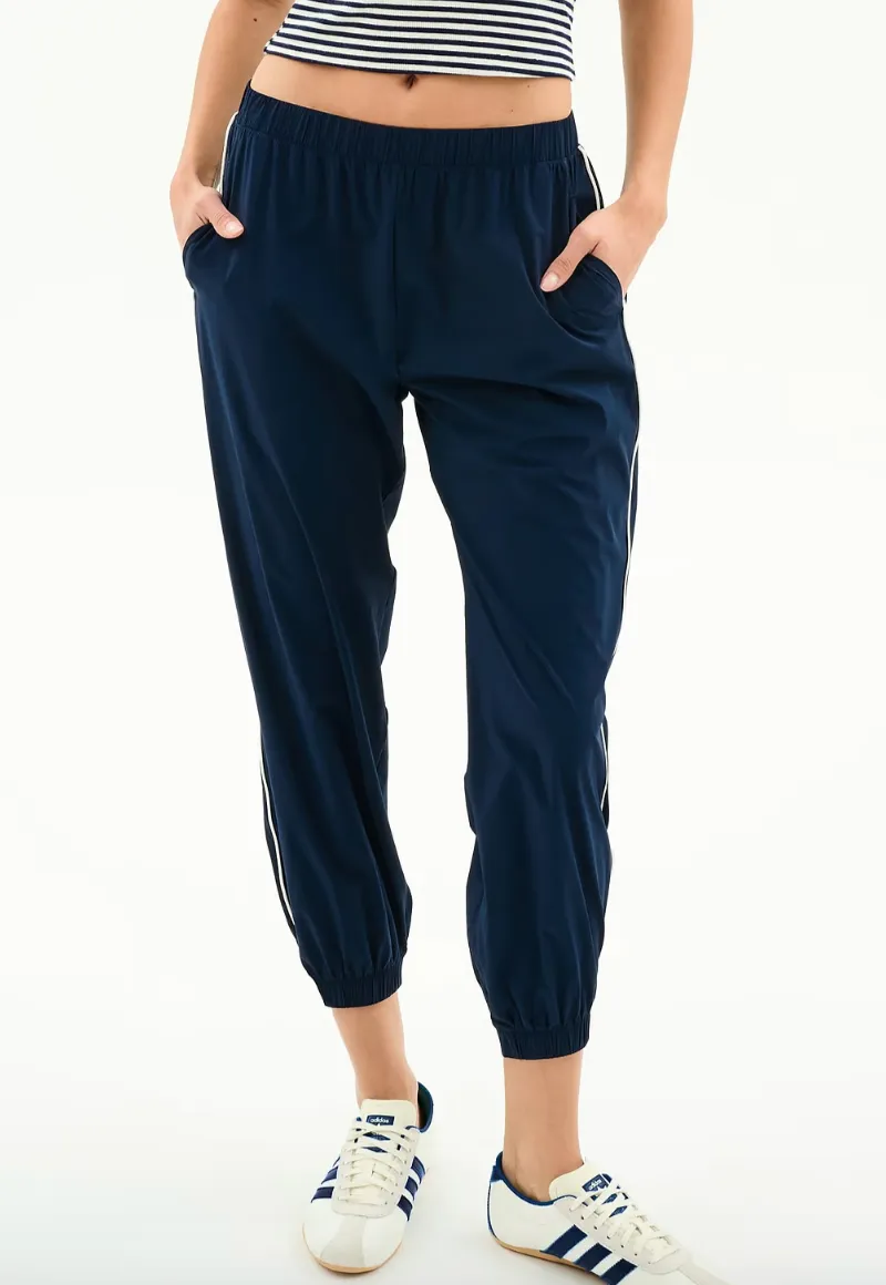 Piped Lightweight Jogger Pants