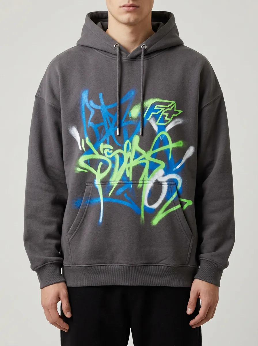 Unisex Street Art Graffiti Graphic Hoodie