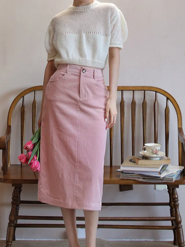 Airy Boutique Everyday Casual Cotton Skirt