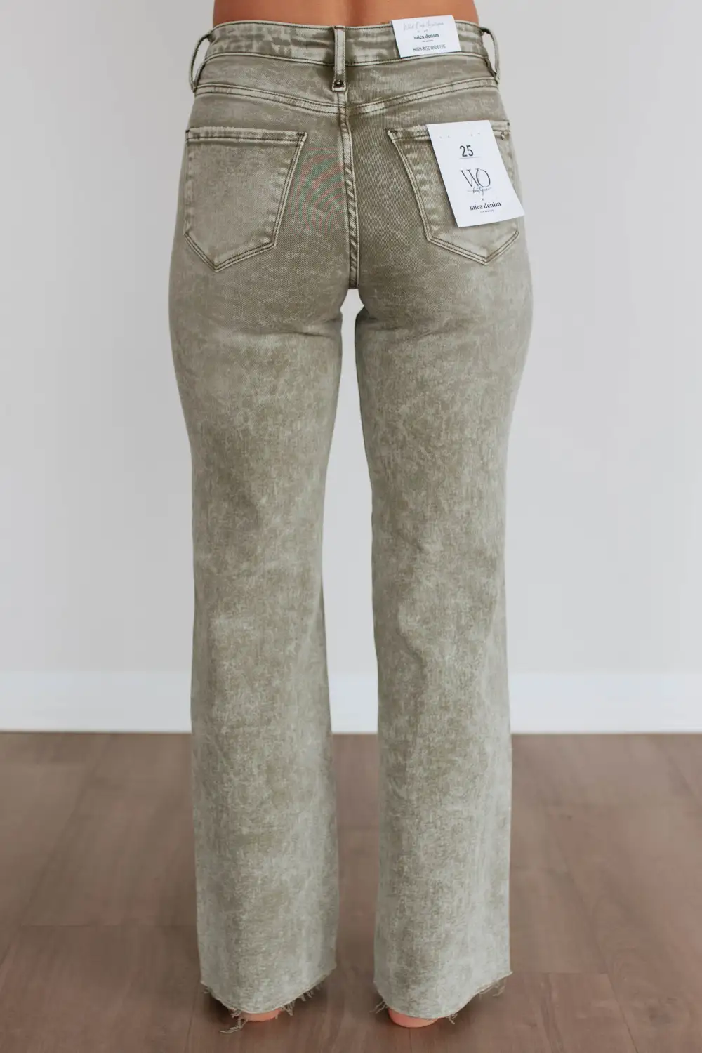 Women's High Rise Wide Leg Tummy Control Jeans