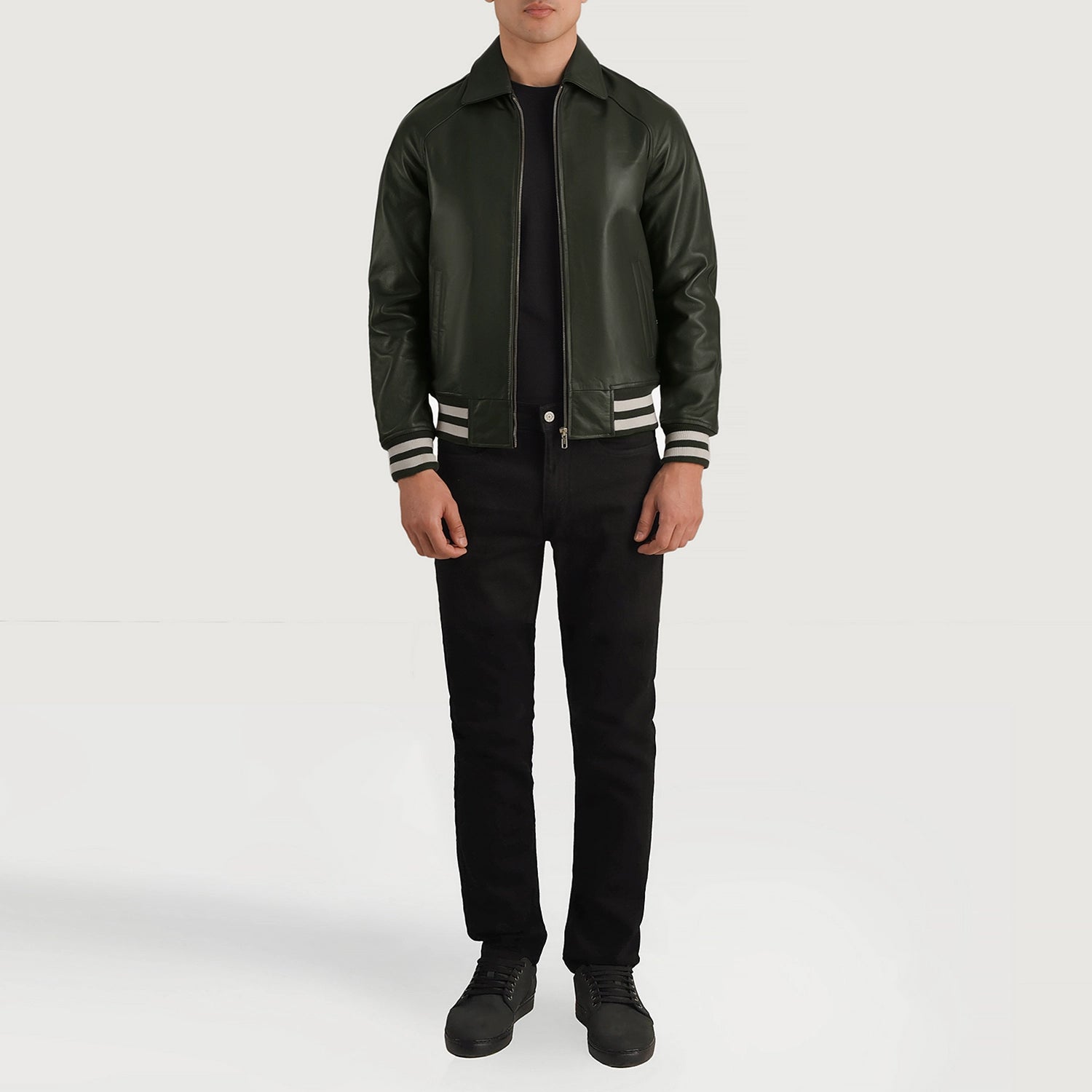 Men's Everyday Leather Varsity Jacket