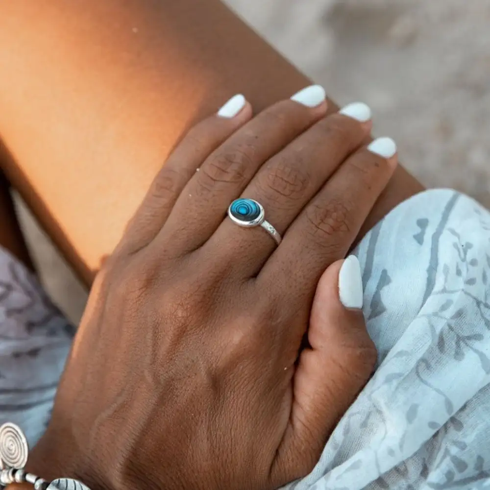 Paua Shell Ocean Ring