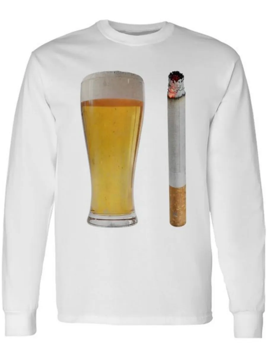 Casual Graphic Long Sleeve T-Shirt
