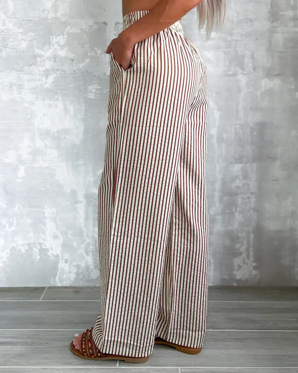 Modern Classic Striped Pants