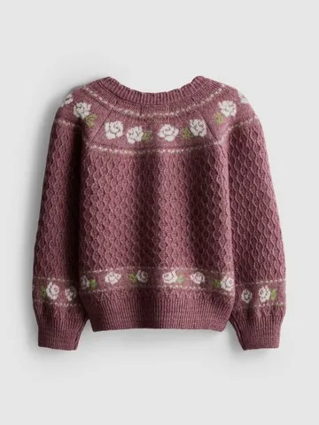 1-9yrs | Scallop Trim Cardigan