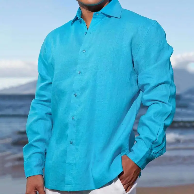 Camp Collar Woven Open Shirt