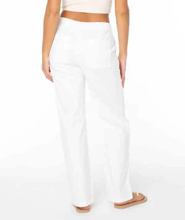 Relaxed Neat Cut Pull On Pants