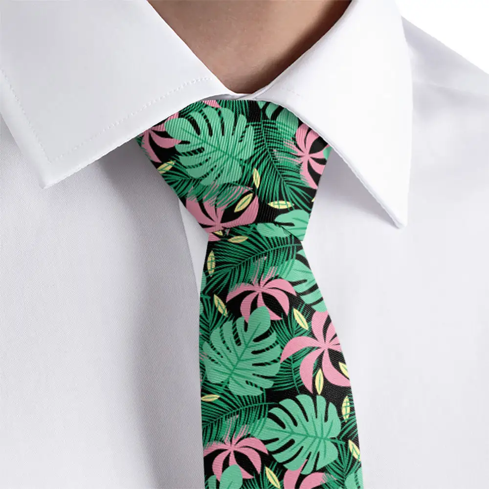 Palm Pattern Necktie