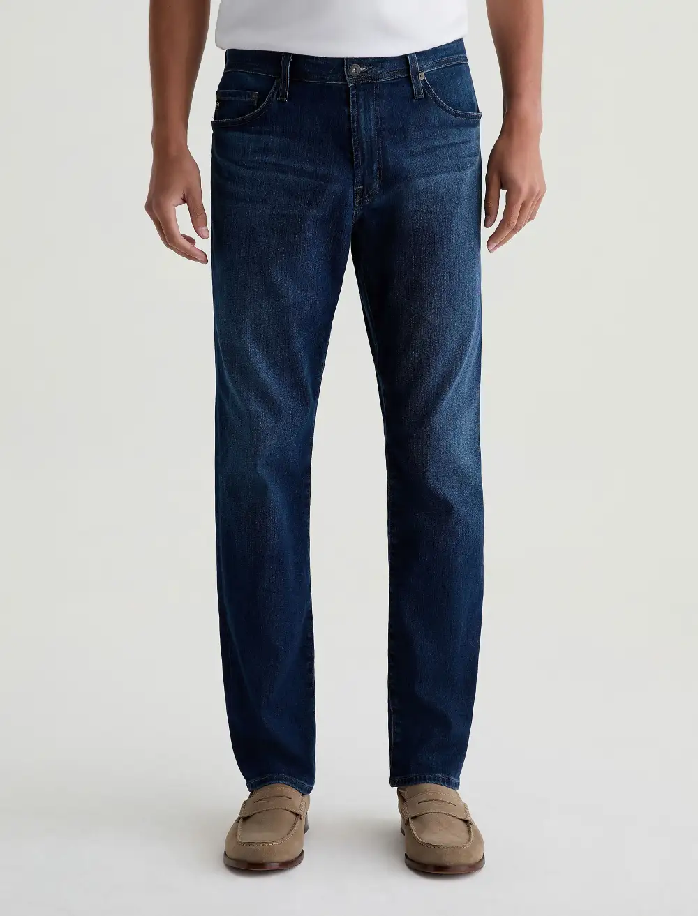 Men's Slim Straight Nylon Blend Jeans