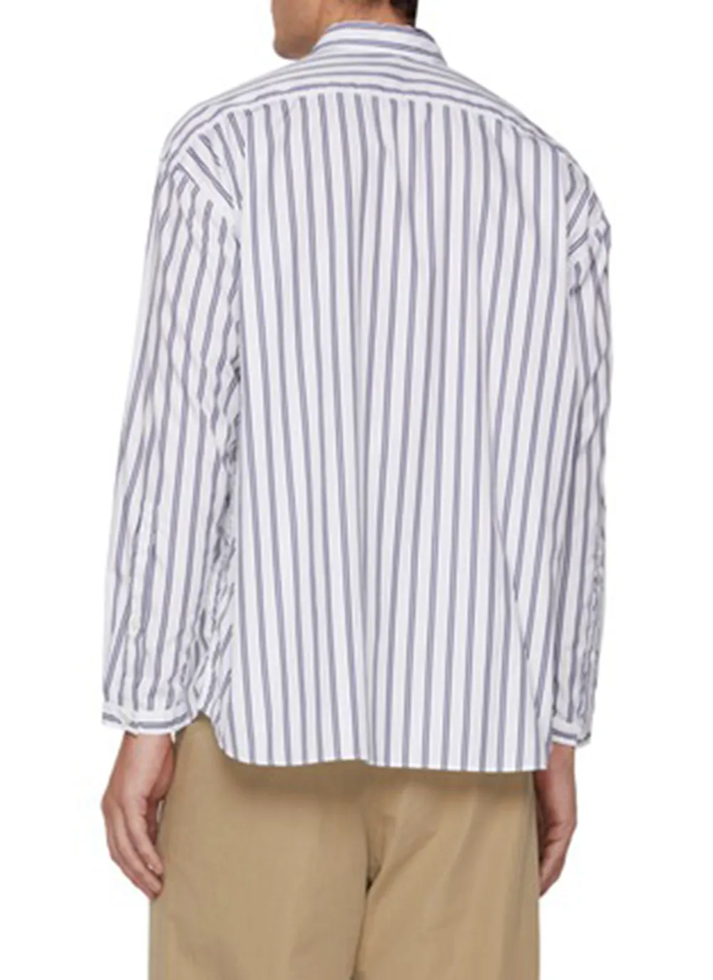 Modern Striped Button-Down Casual Shirt