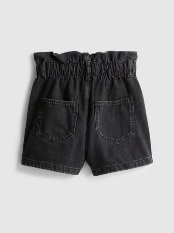 7-15yrs | Paperbag Denim Shorts