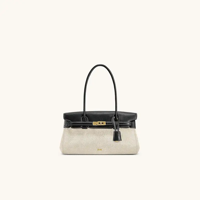 Textured Slim Baguette Bag