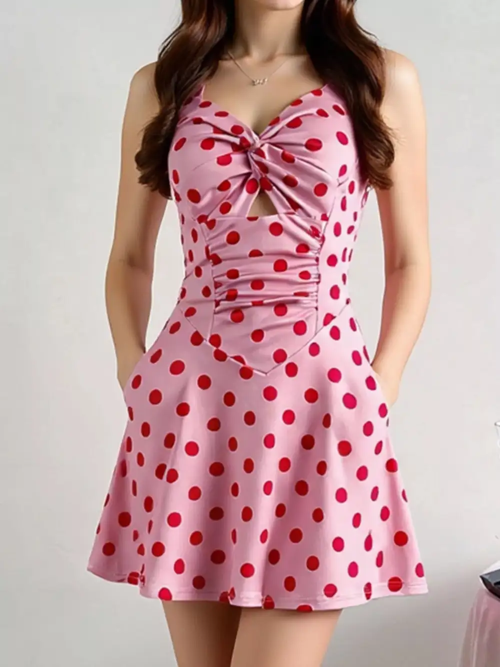 Polka Dot Mini Dress